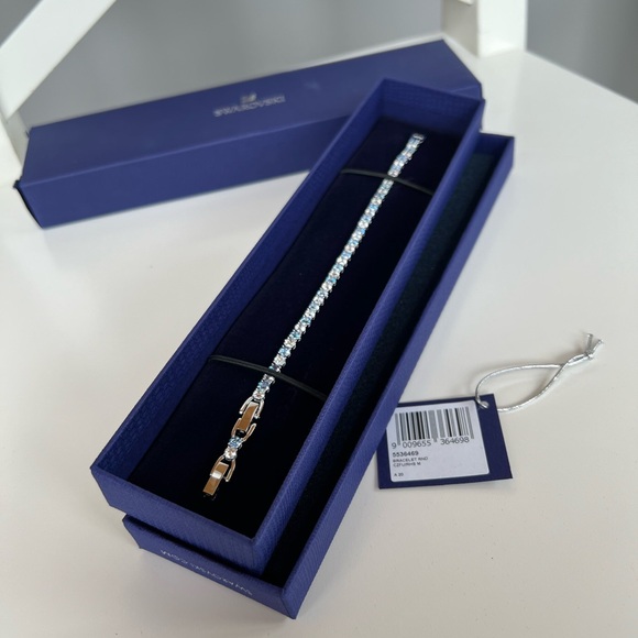 Swarovski Special Edition 125th Anniversary Light Blue Tennis Deluxe Brand New - Picture 3 of 7